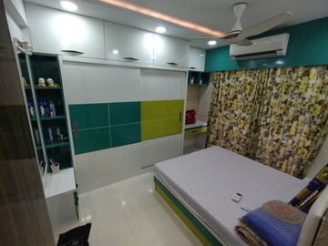Master Bedroom in 2.5 BHK Apartment at Arkade Art, Mira Road – for Sale