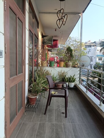Balcony in 3 BHK Builder Floor at Ansal Plaza Sector-23, Sector 23 – for Rent