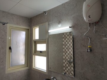 Bathroom in 3 BHK Apartment at Rishita Manhattan, Gomti Nagar – for Rent
