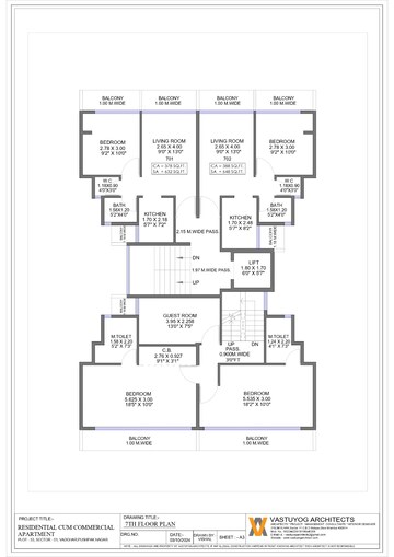 Floor Plan in 1 BHK Apartment at Panvel – for Sale