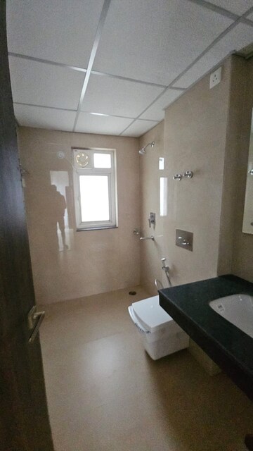 Bathroom in 3 BHK Apartment at Rishita Manhattan, Gomti Nagar – for Rent