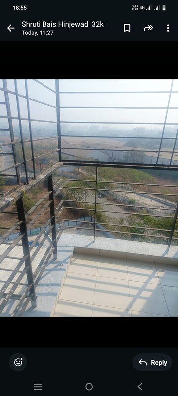 Balcony in 2 BHK Apartment at Global E Homes, Hinjewadi – for Rent