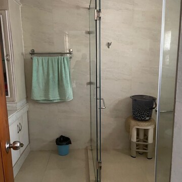Bathroom in 3 BHK Apartment at Navjeevan Vihar – for Rent