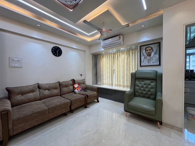 Living Room, krishna-greenland-park-vastu-federation 3 Bedroom 1100 Sq.Ft. Apartment In Ghodbunder Road Thane 8072742