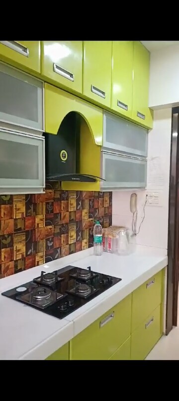 Kitchen in 3 BHK Apartment at Neelkanth Palms, Kapur Bawdi – for Rent