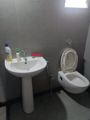 Bathroom in 2 BHK Apartment at Alcon Renaissant, Kharadi – for Rent