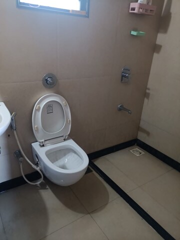 Bathroom in 2 BHK Apartment at Alcon Renaissant, Kharadi – for Rent