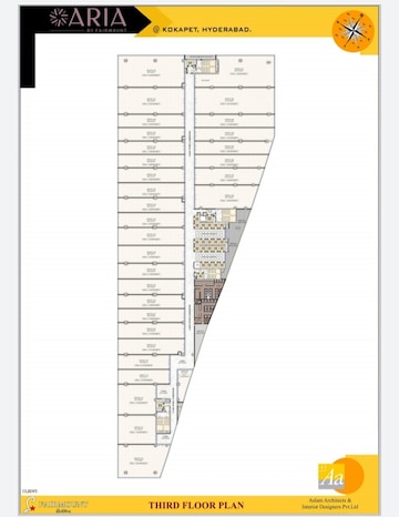 Staircase in  Shop at Kokapet – for Sale