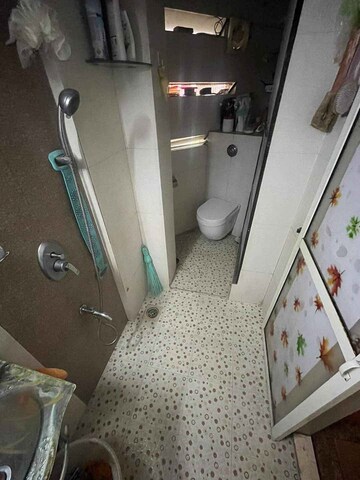 Bathroom in 1 BHK Apartment at Chembur Gaothan, Chembur – for Rent