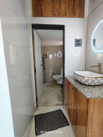 Bathroom in 1 BHK Apartment at Chembur Gaothan, Chembur – for Rent