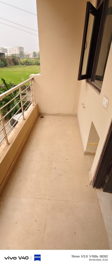 Balcony in 3 BHK Builder Floor at Dhakoli Village – for Sale
