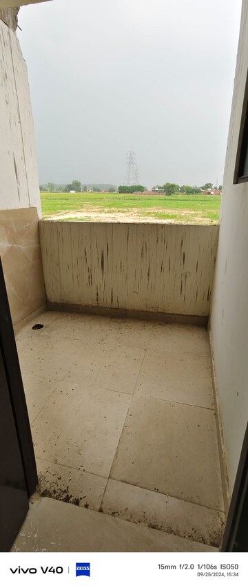 Balcony in 3 BHK Builder Floor at Dhakoli Village – for Sale