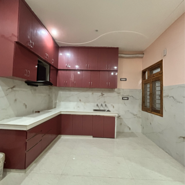 Kitchen in 3 BHK Builder Floor at Delta I Greater Noida – for Rent