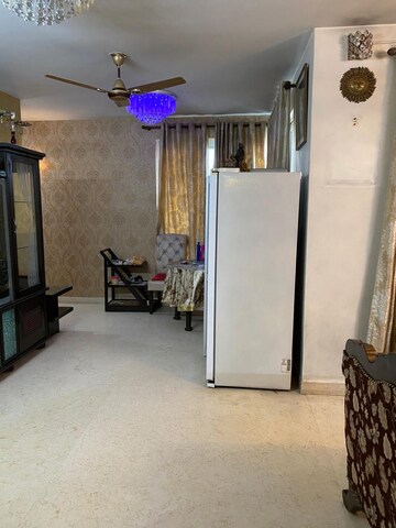 Living Room in 3.5 BHK Builder Floor at Ashoka Enclave – for Sale