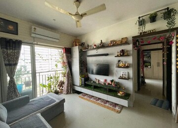 Living Room in 1 BHK Apartment at Wadhwa Elite, Kolshet Road – for Rent