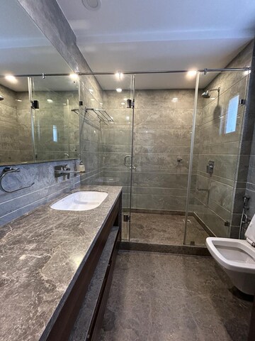 Attached Bathroom in 4 BHK Apartment at Uday Park – for Rent