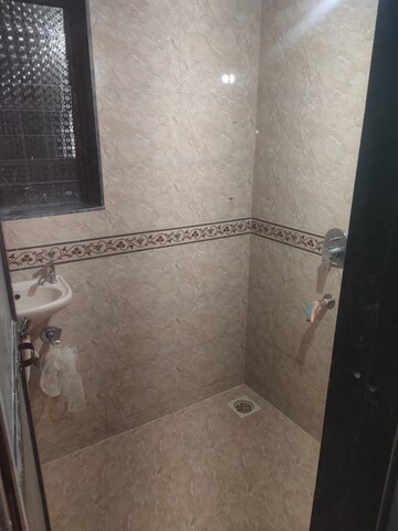 Bathroom in 1 BHK Apartment at Kopar Khairane – for Rent