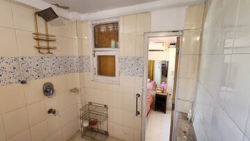 Bathroom in 1 BHK Builder Floor at Greater Kailash I – for Rent