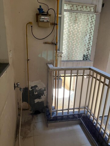 Staircase in 3 BHK Apartment at Sushma Crescent, Dhakoli Village – for Rent