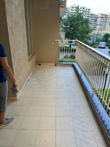 Balcony in 3 BHK Apartment at Sushma Crescent, Dhakoli Village – for Rent