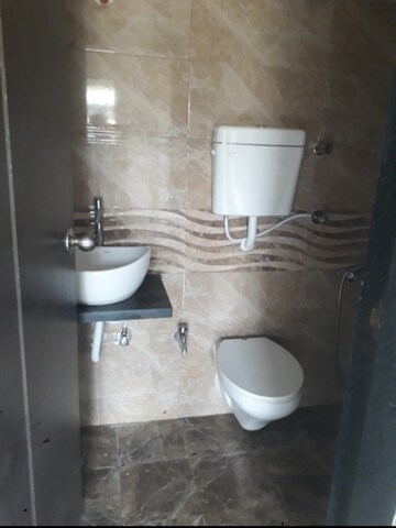 Bathroom in 1 BHK Apartment at P And B Krishna Heights, Virar West – for Rent