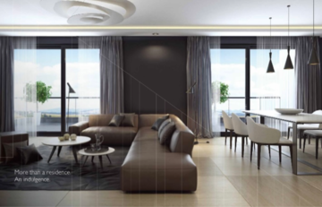 Living Room in 4 BHK Apartment at Lodha Panache, Hinjewadi – for Sale