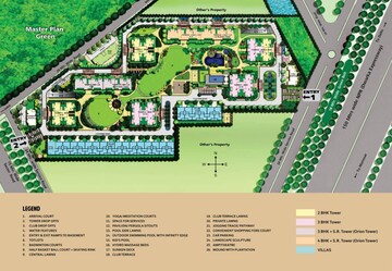 Master Plan in 3.5 BHK Apartment at Assotech Blith, Sector 99 – for Sale