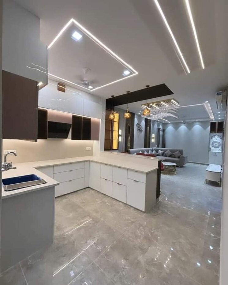 Kitchen, sector 7 dwarka 3 Bedroom 1000 Sq.Ft. Builder Floor In Sector 7 Dwarka Delhi 8073415