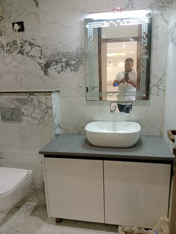 Bathroom in 2 BHK Builder Floor at Freedom Fighters Enclave – for Rent