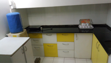 Kitchen in 2 BHK Apartment at Vishwendu Apartment, Senapati Bapat Road – for Rent