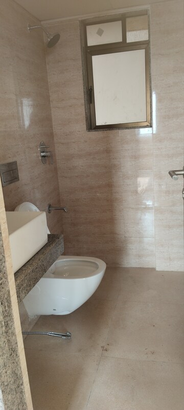 Bathroom in 2 BHK Apartment at Sunteck Maxxworld, Naigaon East – for Rent