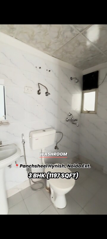 Bathroom in 3 BHK Apartment at Panchsheel Hynish, Sector 1 Greater Noida – for Sale