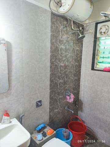 Bathroom in 2 BHK Apartment at Tulsi Aryan, Chikhali – for Rent