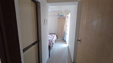 Building Lobby in 1 BHK Apartment at Horizon Height, Kasarvadavali – for Rent