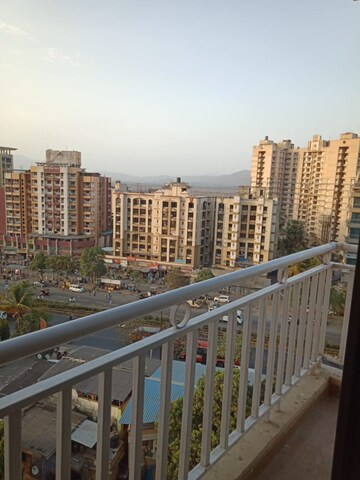 Balcony in 2 BHK Apartment at Harmony Signature Towers, Owale – for Rent