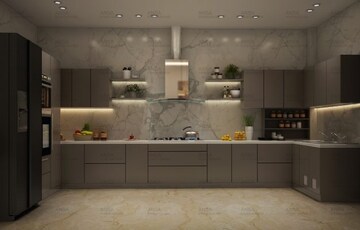 Kitchen in 3 BHK Builder Floor at Paras Manor, Gwal Pahari – for Sale