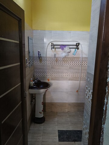 Bathroom in 1 BHK Builder Floor at Dhakoli Village – for Sale