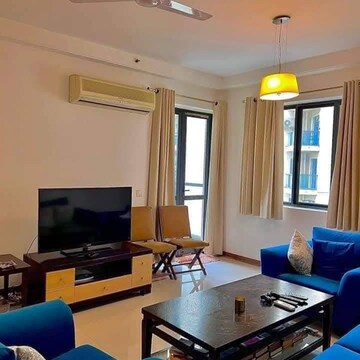 Living Room in 3 BHK Apartment at Pareena Coban Residences, Sector 99a – for Rent