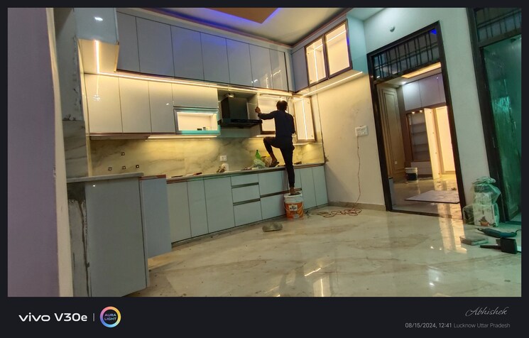 Kitchen, jankipuram 3 Bedroom 1600 Sq.Ft. Independent House In Jankipuram Lucknow 8074105