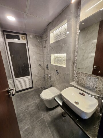 Bathroom in 2 BHK Apartment at Dosti Group Imperia, Manpada – for Rent