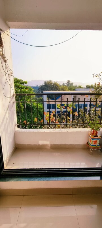 Balcony in 2 BHK Apartment at Ghansoli – for Rent