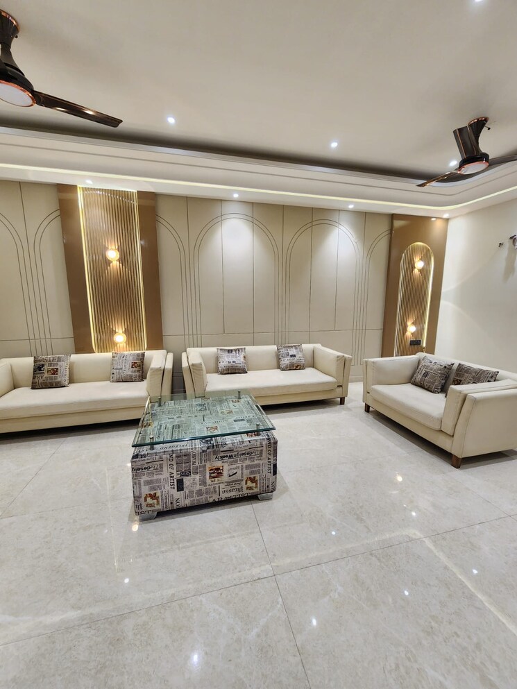 Living Room, niho-marvel-scottish-garden 3.5 Bedroom 1885 Sq.Ft. Penthouse In Ahinsa Khand 2 Ghaziabad 8074221