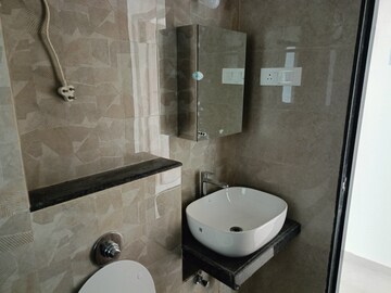 Bathroom in 2 BHK Apartment at Ashar Axis, Majiwada – for Rent