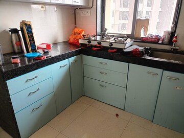 Kitchen in 2 BHK Apartment at Runwal Eirene, Balkum Pada – for Rent