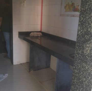 Kitchen in 1 RK Apartment at Seven Eleven Apna Ghar Phase III, Kashimira – for Rent