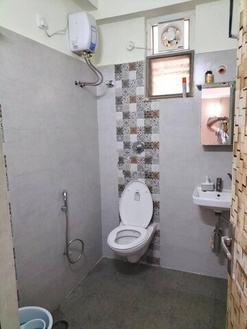 Bathroom in 3 BHK Apartment at Gauthami Green Blossoms, Kokapet – for Rent