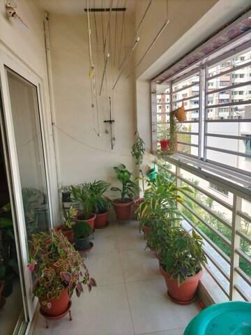 Balcony in 3 BHK Apartment at Gauthami Green Blossoms, Kokapet – for Rent