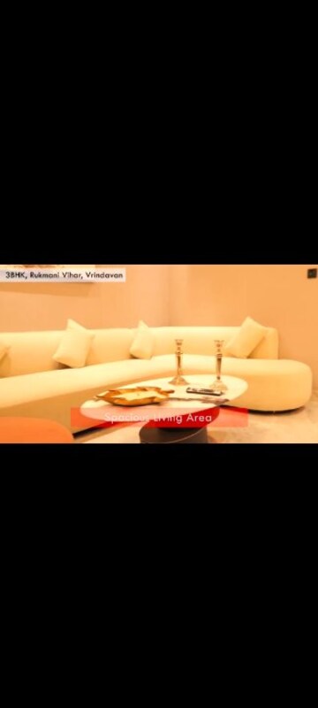Living Room in 3 BHK Apartment at Chhatikara – for Sale