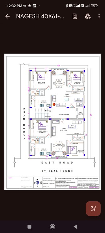 2 BHK Builder Floor For Resale in Srinivas Enclave Alkapoor Alkapoor Hyderabad  8074479