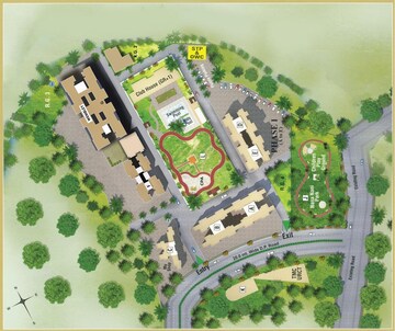 Master Plan in 2 BHK Apartment at Bharat Shiv Sai Paradise, Majiwada – for Sale